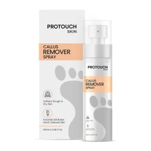 Callus Remover Spray | Natural Exfoliation with Green Tea Extract and Aloe Vera Extract | Nourishing Coconut Oil & Olive Oil | Instantly Smooth, Soft Feet | 100ml