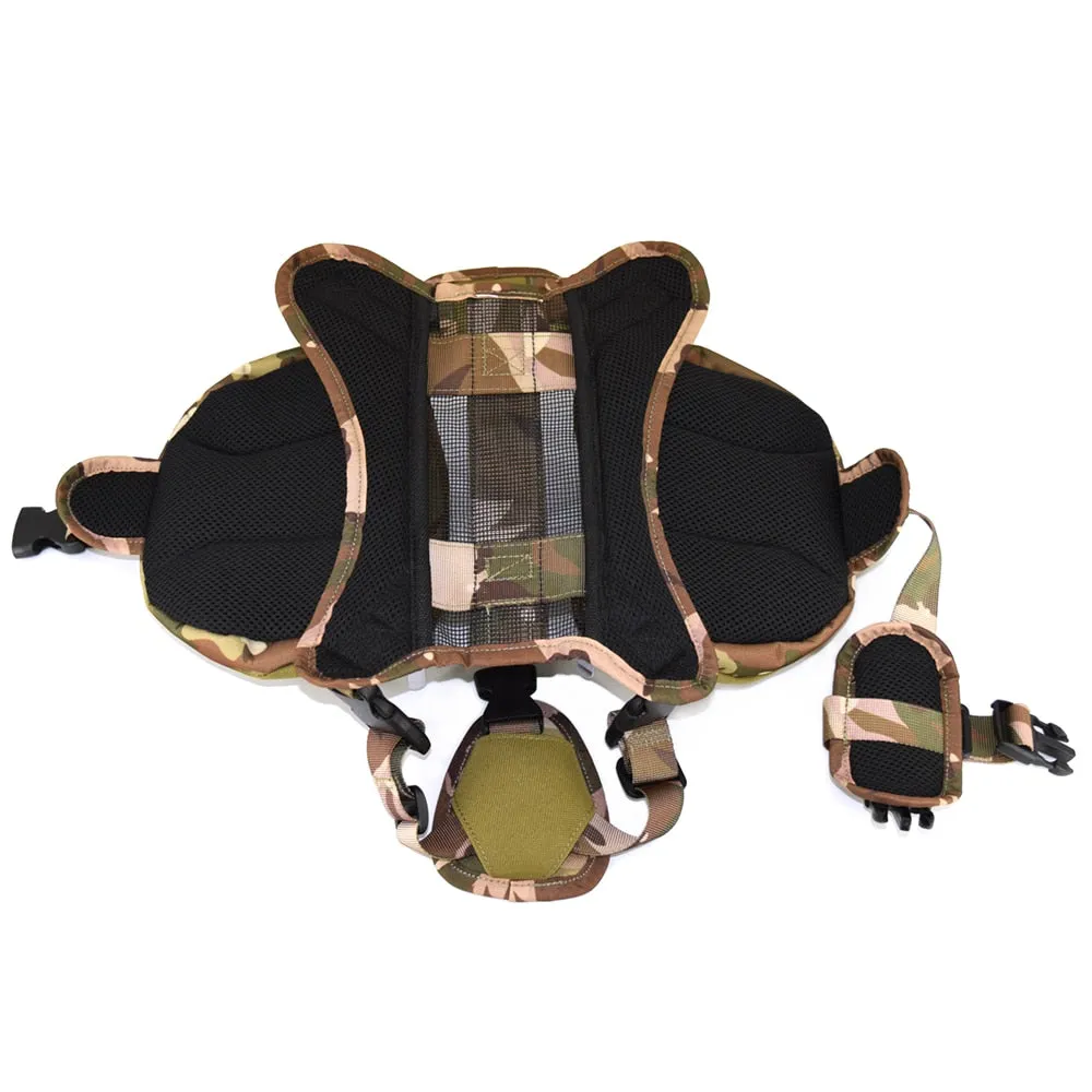 Camouflage Oxford Dog Saddlebag Harness