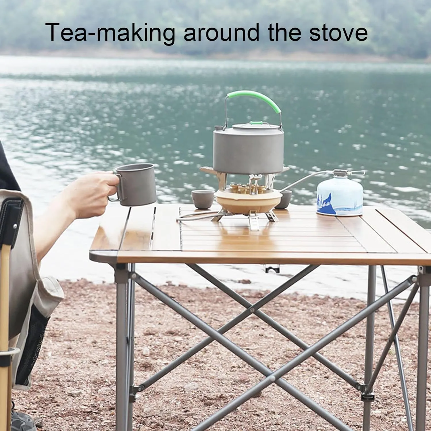 Camp Stove | 16000W Folding Hiking Stove - 5 Burners Camp Cooking Gear for Outdoor Travel Hiking Fishing Hunting Trekking Picnic Survival