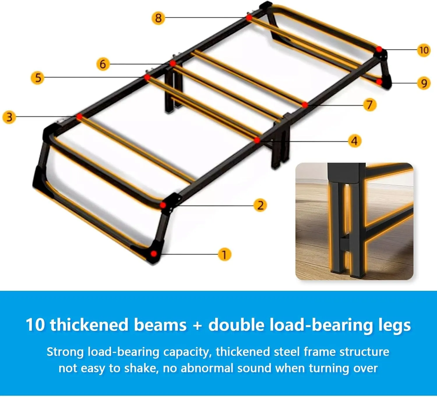 Camping Beds for Adults Camping Cot W/Mat Metal Frame Camping Cot with Thick Pad Folding Guest Bed Easy to Store Foldable Fold Up Guest Bed for Home Office Nap Beach Travel(183x80x37cm)