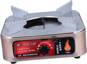 Camping Burning Stove Stainless Steel Wood Stove Hiking Backpack Stove Small Tent Stove Wood Burning Stove Portable Stove
