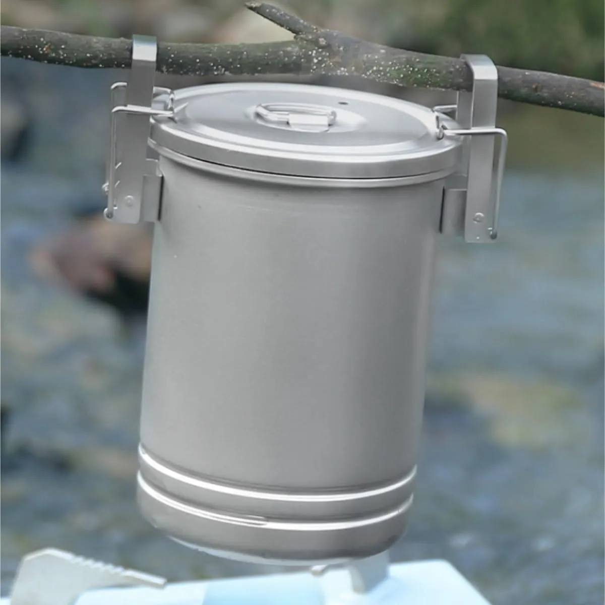 Camping Cookware, Camping Pot Outdoor Cooking Tool Multi-Function Steamer Portable Camping Cooker Pot Portable Stove