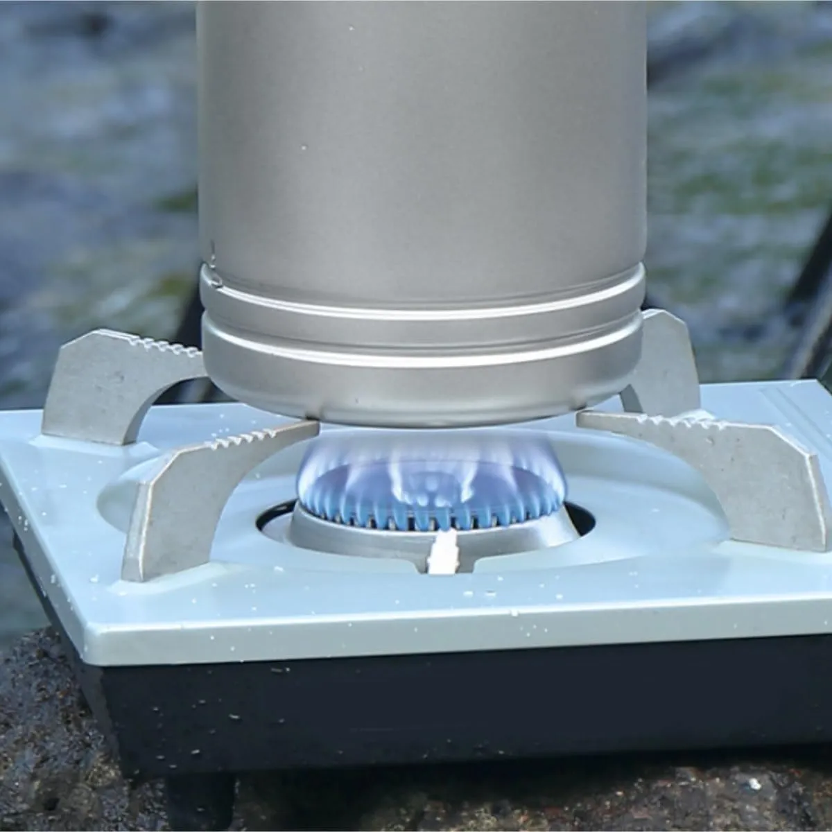 Camping Cookware, Camping Pot Outdoor Cooking Tool Multi-Function Steamer Portable Camping Cooker Pot Portable Stove