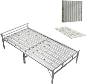 Camping Cot, Cots for Camping with Cushion, Camping Cots Thickened Double Middle Leg Bed Frame, Folding Bed Small Household(196x90x42cm/77x35x17in)
