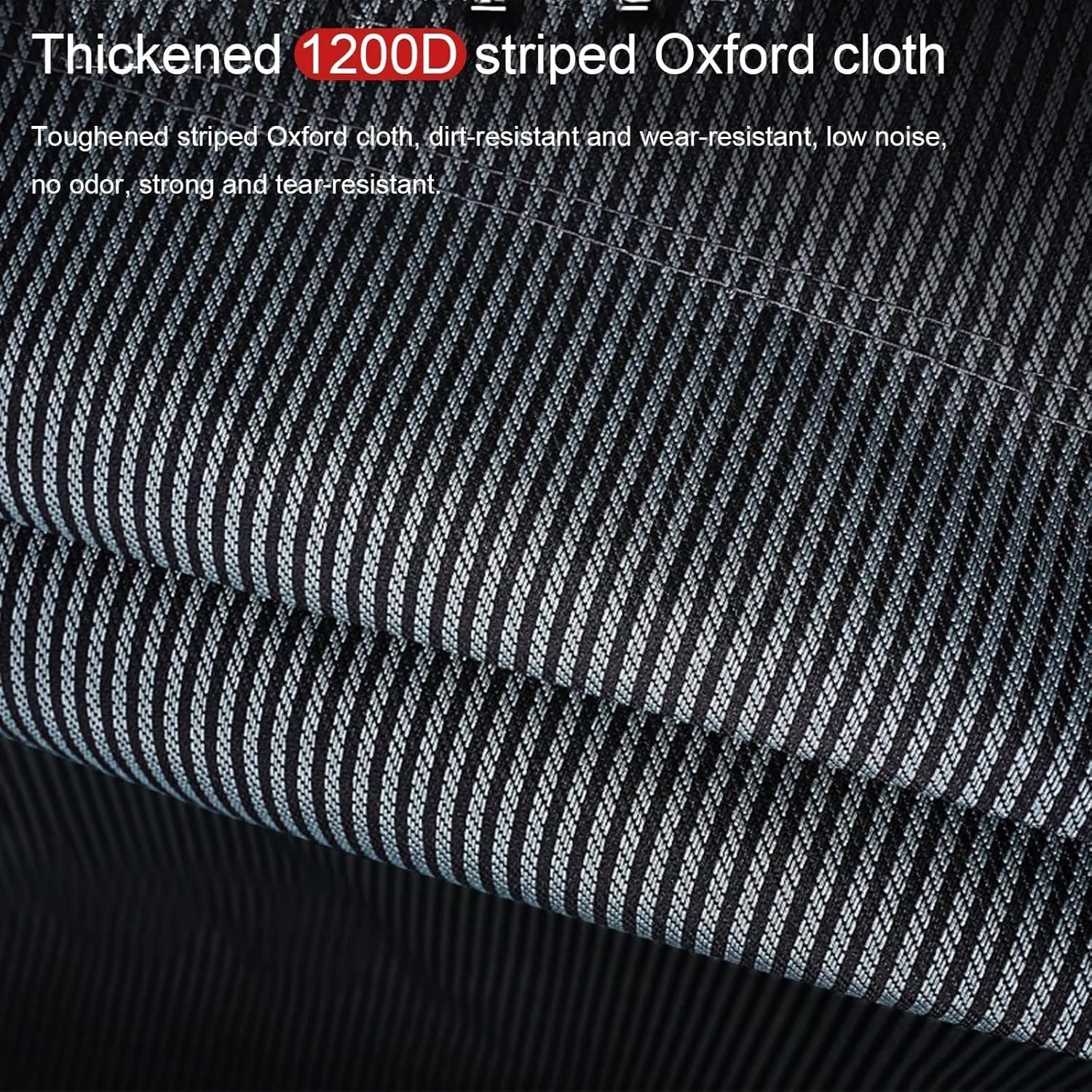 Camping Cot Striped Oxford Cloth Folding Camping Bed with 4d Pillow Sleeping Cots for Adults Load 249kg Portable Folding Bed