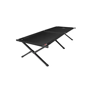 Camping Cot w/ Pivot Arm,Folding Camping Cot,Durable Heavy Duty Canvas