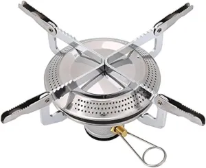 Camping Gas Stove, Hiking Stove Alloy Portable Folding Backpacking Gas Stove Hiking Equipment