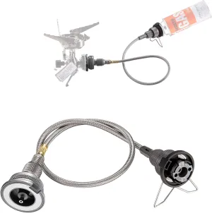 CAMPING MOON Camping Stove Adapter(Safety Stand) with Extend Hose(21.65"/55cm) Z10/Z13M/Z16