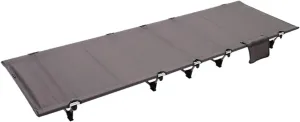 Camping Outfit Outdoor Folding Cot Camping 185cm Sleeping Aluminium Frame Tent Bed Cot Fashionable (Color : Gray)