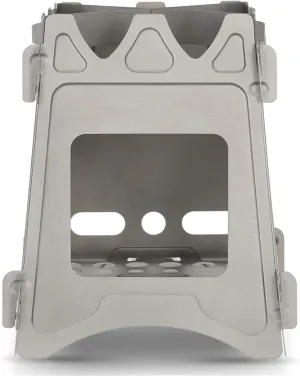 Camping Stove Portable Folding Camping Wood Stove Stainless Steel Wood Burning Stove