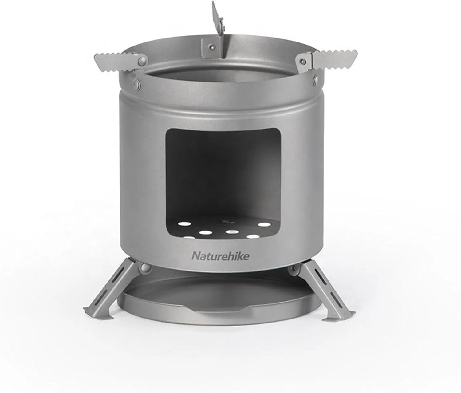 Camping Stove Titanium Wood Burning Stove,Lightweight Backpacking Stove for Outdoor Camping Trekking Hiking Backpacking Picnic BBQ