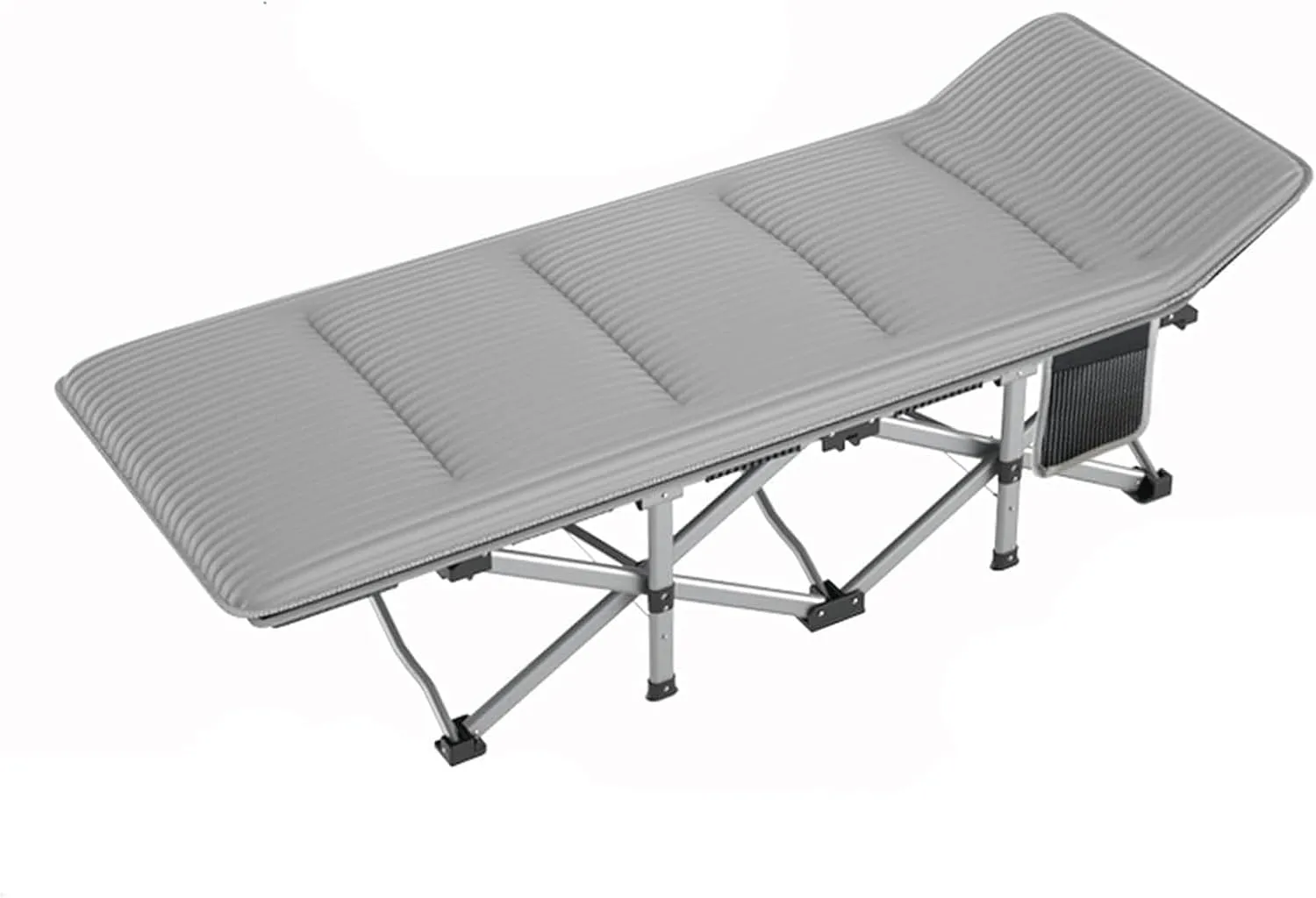 Camping Travel Cot and Cot Pad Folding Camping Cot with Mat for Adults Sleeping Cots for Home,Office,Home Nap and Home Guest