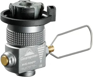 CAMPINGMOON Butane to Isobutane Gas Canister Refill Adapter Screw Lindal Valve Camping Stove Adapte