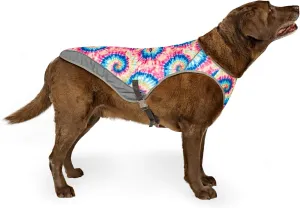 Canada Pooch Dog Cooling Vest - Evaporative Cooling Vest for Dogs with Breathable Mesh Material & Reflective Lining, Adjustable Dog Cooling Vest Great for Dogs 18 (17-19" Back Length), Tie Dye