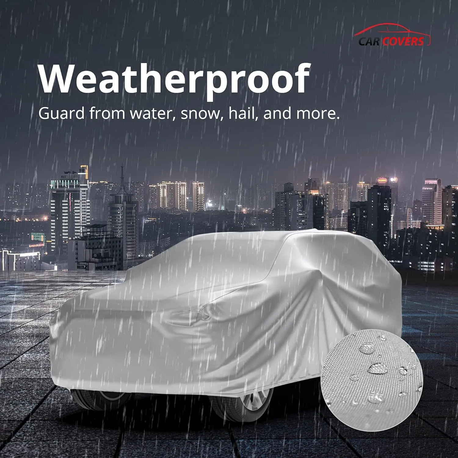 CarCovers Weatherproof SUV Cover & Warranty Compatible with Toyota 2008-2019 Highlander - Outdoor Cover Theft Cable Lock SUV Accessories Better Than Waterproof