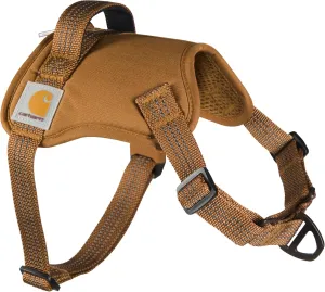 Carhartt Nylon Duck No Pull Dog Harness, Fully Adjustable Dog Harness with Quick Control Handle and Reflective Accents, Carhartt Brown, Large