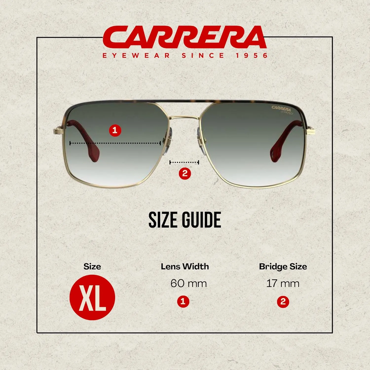 Carrera CA152/S Square Sunglasses for Men   BUNDLE With Designer iWear Eyewear Kit