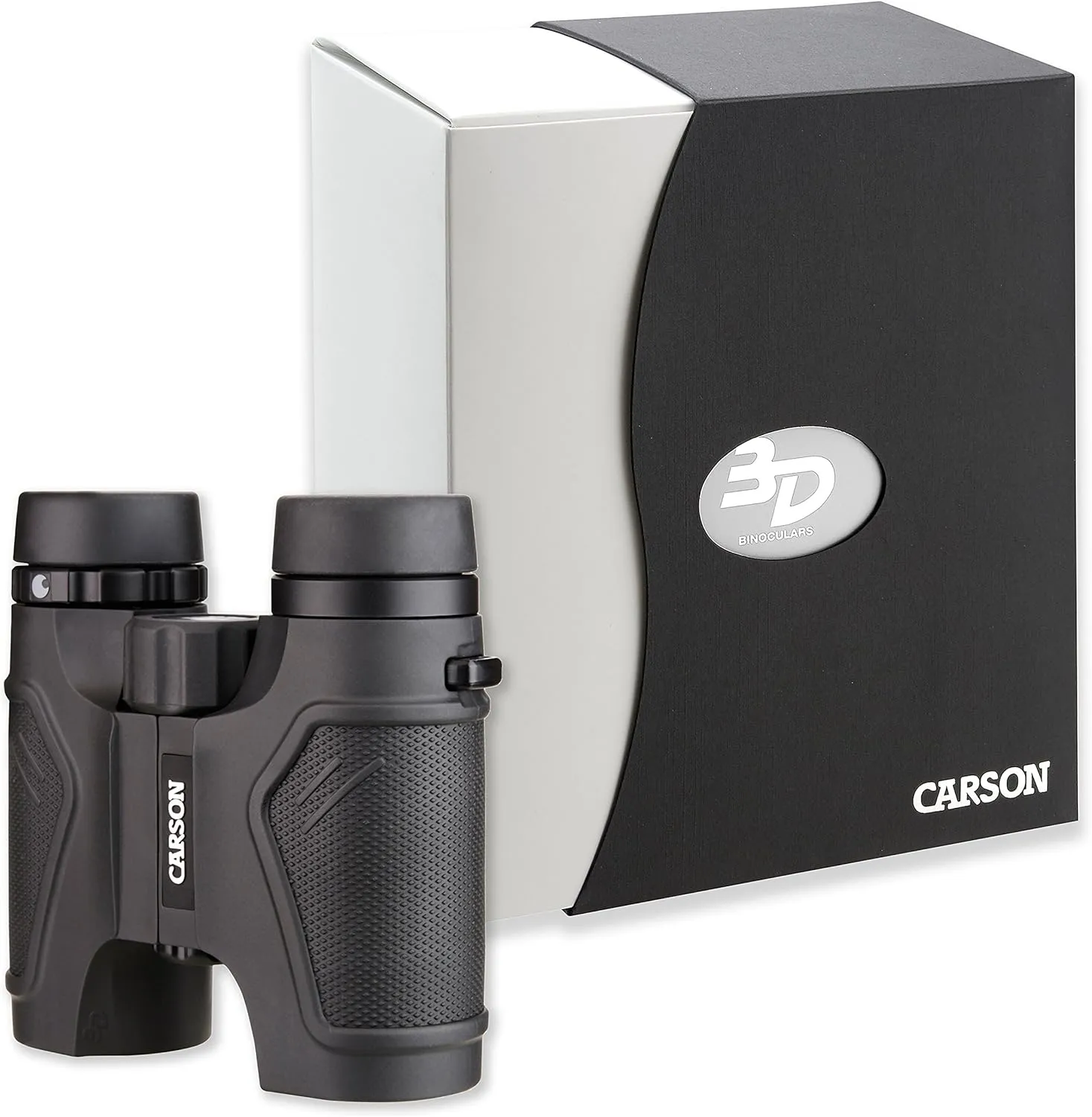 Carson 3D Series 8x32mm High Definition Compact and Waterproof Binoculars with ED Glass, Black (TD-832ED)