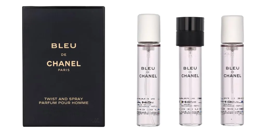 CHANEL Bleu Eau de Parfum Twist & Spray 3 Refills x 20ml