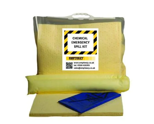Chemical Spill Kit Clip Top Bag with Carry Handle - C30SK || 30ltr Absorbency