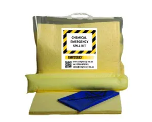 Chemical Spill Kit Clip Top Bag with Carry Handle - C30SK || 30ltr Absorbency