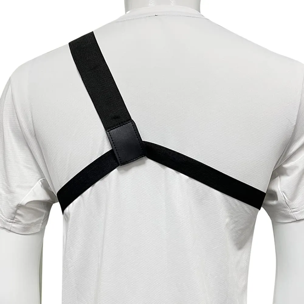 Chest Harness Shoulder Holster - Adjustable Single Radio Pouch for Motorola Radios & BAOFENG Walkie Talkies