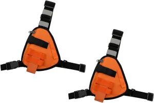 Chest Harness Shoulder Holster - Adjustable Single Radio Pouch for Motorola Radios & BAOFENG Walkie Talkies