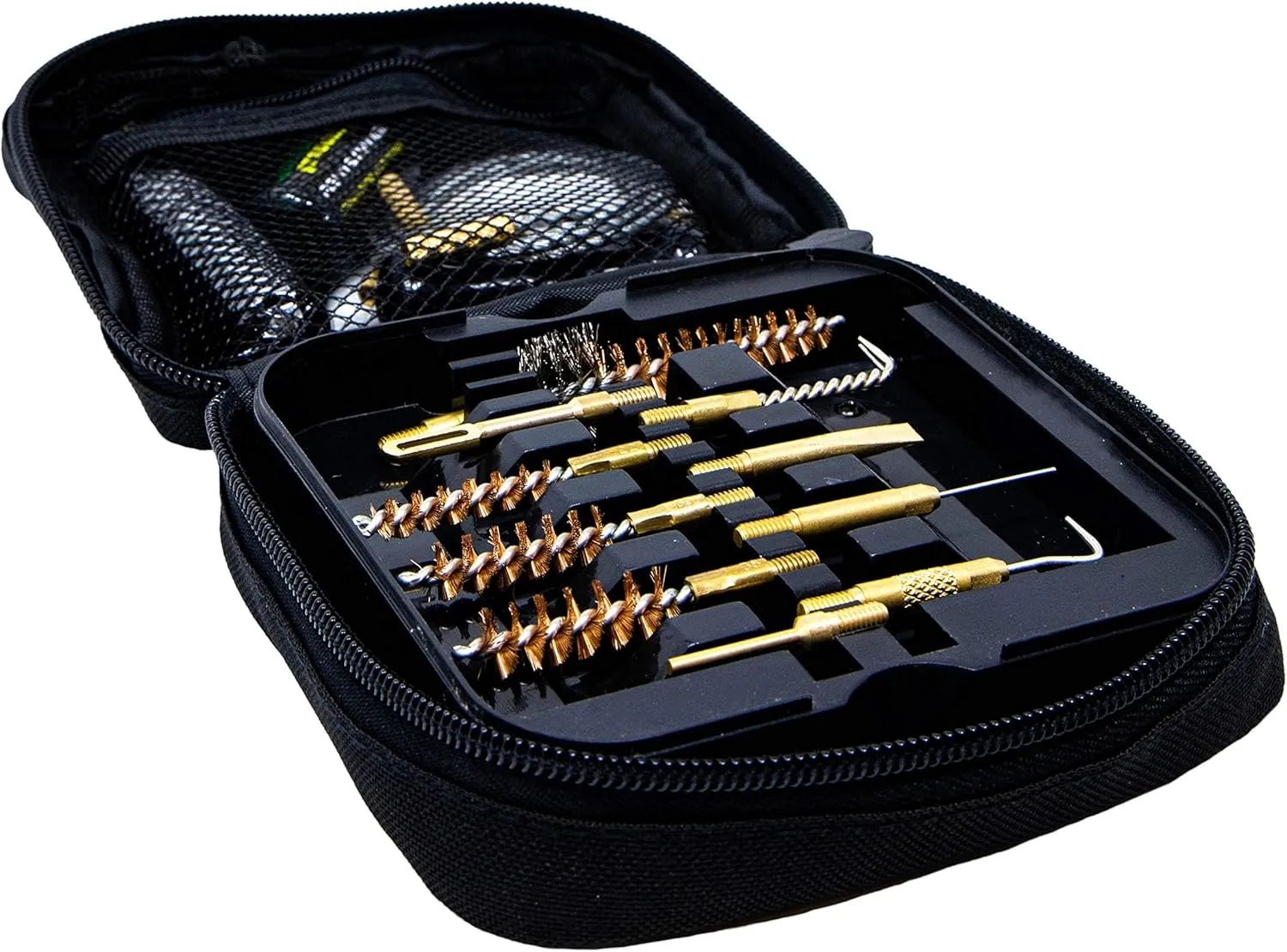 Clenzoil Tactical Gun Cleaning Kit | .223, 5.56mm, 380, 9mm, 300, 7.62mm | Rifle & Pistol Kit | Includes CLP, Bore Brushes, Patches, Tools & More