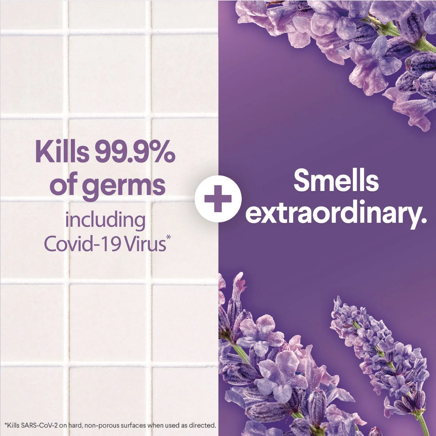 Clorox® Scentiva Disinfecting Multi-Surface Cleaner, Lavender and Jasmine, 32 oz, 9/Carton