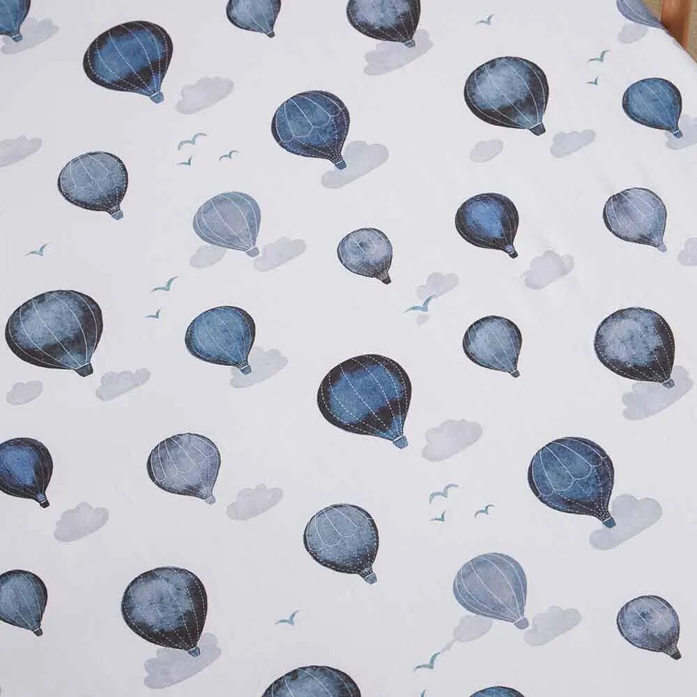 Cloud Chaser Fitted Cot Sheet