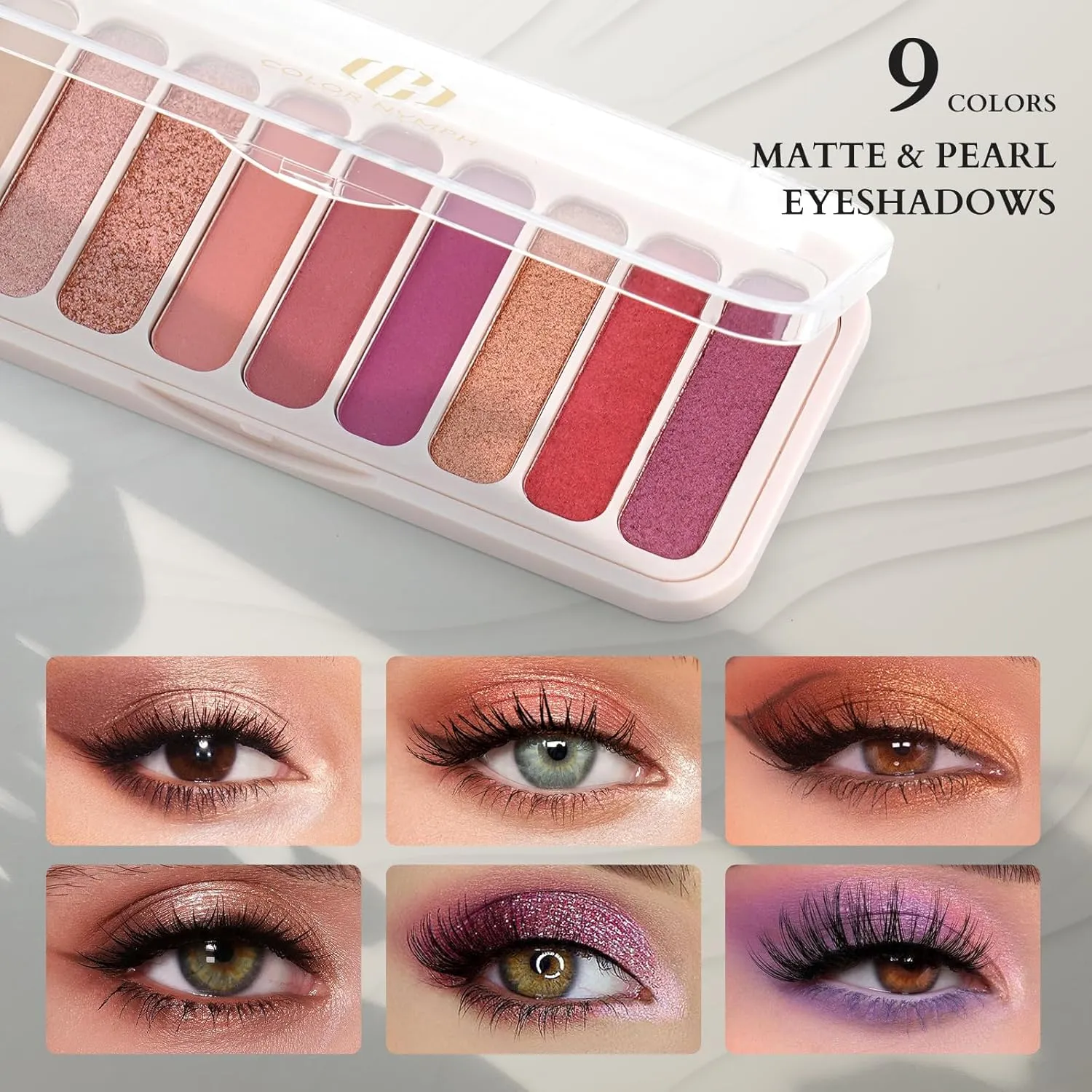 Color Nymph All In One Makeup Kit For Teens And Girls With Waterproof Handbag Makeup Kit Included 9 Colors Matte And Pearl Eyeshadow Palette Liquid Blush, Double Ended Lipgloss Concealer Brush Mascara