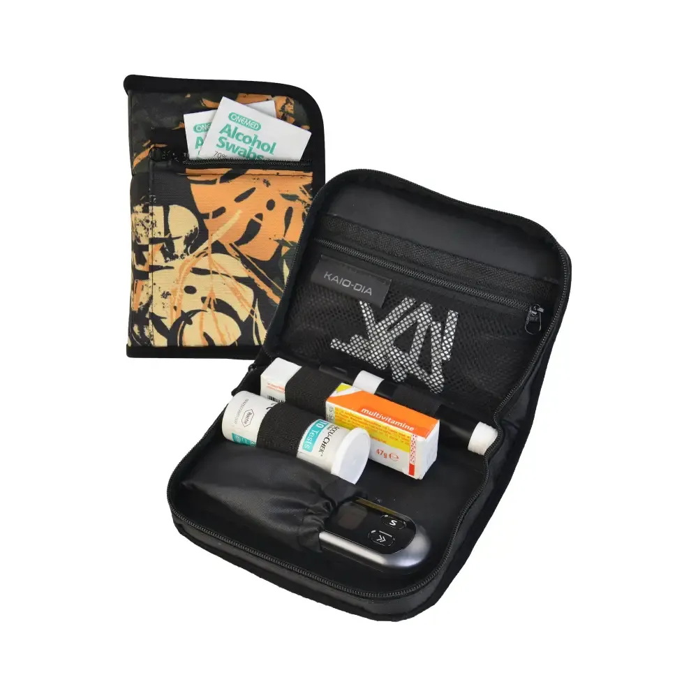 Compact Case for Glucose Meter and Diabetics Daily Needs - Dia-MiniCase