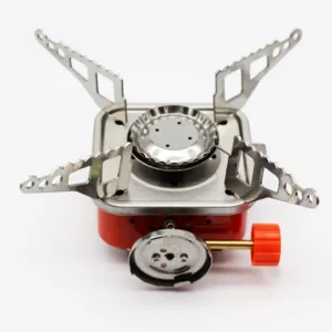 Compact Gas Camping Stove - Advanced Foldable Design, High-Performance Portable Burner for Backpacking, Hiking, Road Trips & Outdoor Adventures