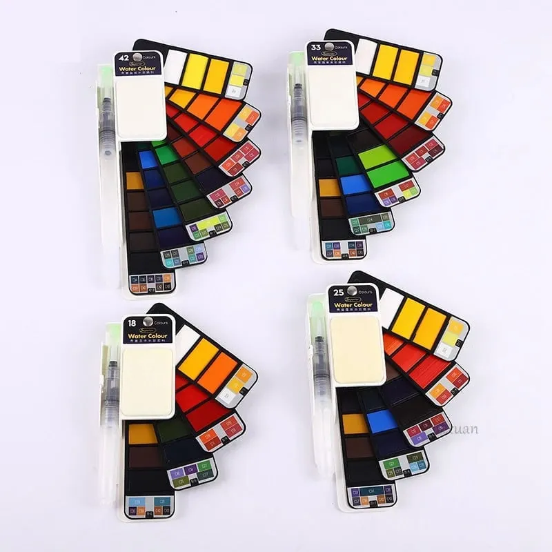 Compact Watercolor Travel Kit
