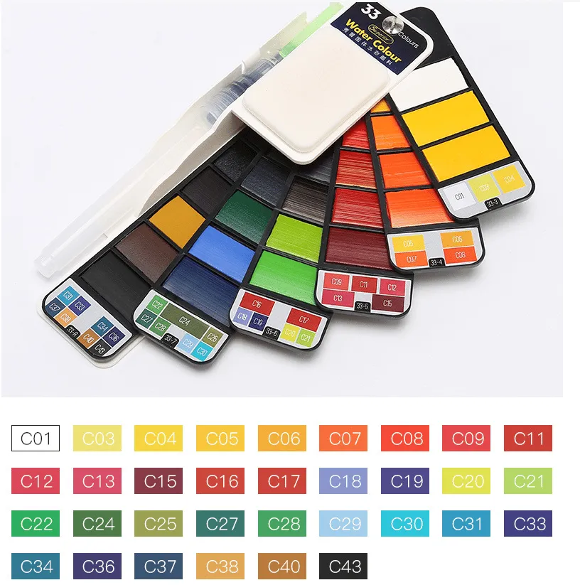 Compact Watercolor Travel Kit