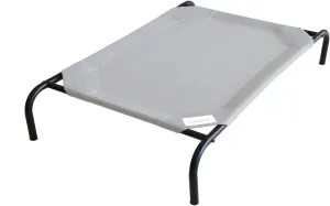 COOLAROO The Original Cooling Elevated Dog Bed, Indoor and Outdoor, Large, Grey