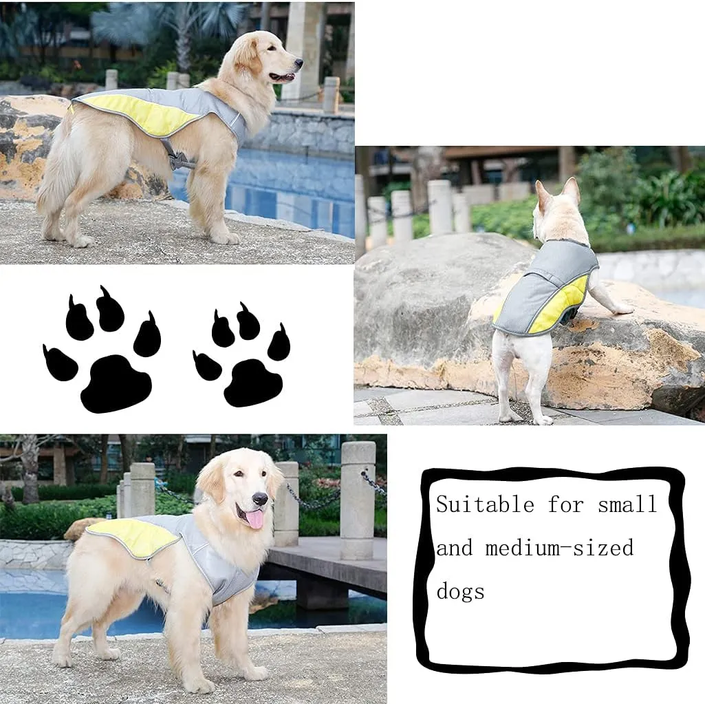 Cooling Dog Vest Harness, Reflective Safety Sun-Proof Pet Hunting Coat, Breathable Pet Cooler Vest, Cooling Jacket for Small Medium Dog