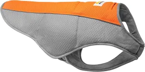 Cooling Vest for Small, Medium to XLarge Dogs - Evaporative Vest for Hot Summer Days - Adjustable Cooling Jacket with Reflective Strips (Orange/Grey, XLarge)