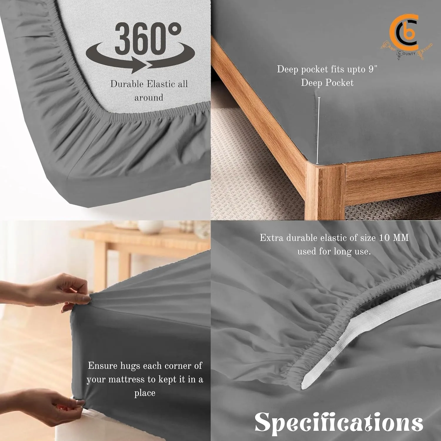 Cot Fitted Sheet 33x75 - Pack of 2 | Narrow Twin Fitted Sheet, Rv Bunk Bed Sheets, Camping Sheets, Travel Trailers, Guest Beds, Army Cots, Trifold Mattress & Split Queen Beds