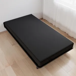 Cot Sheets 30" x 80", Cot Size Sheet Fitted with Narrow Twin/Camp Rvs Bunk/Guest Beds/Camping/Travel Trailers/Spilt Queen Bed, Super Soft Breathable Microfiber Cover, Bottom Sheet, Black