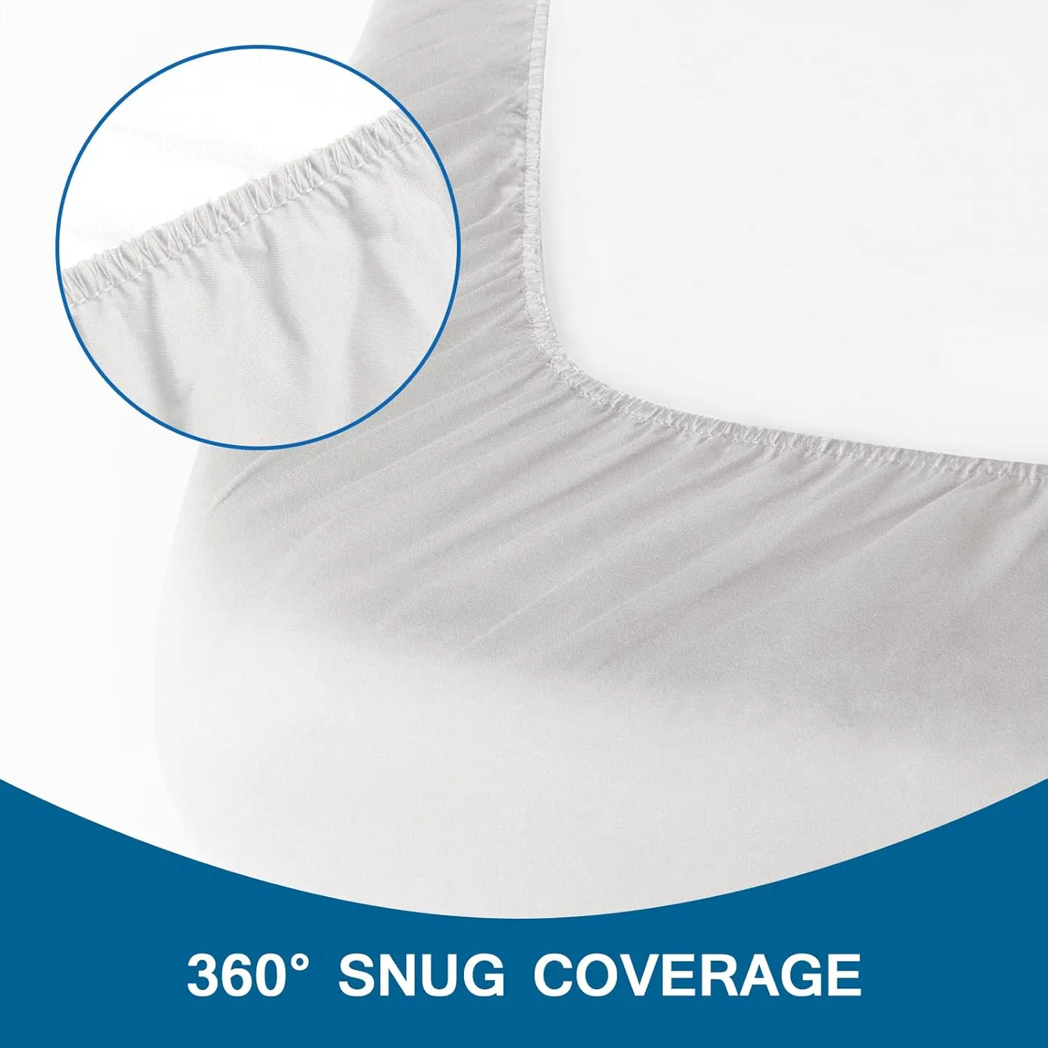 Cot Sheets 31" x 75", 2 Pack Cot Size Sheet Fitted with Narrow Twin/Camp Bunk/Rvs Bunk/Guest Beds/Army Cots/Trifold Mattress, Super Soft Breathable Microfiber Bed Cover, Bottom Sheet, White
