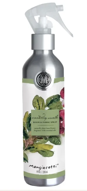 Cranberry Wreath Room & Fabric Spray