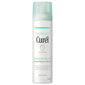 Curel Japanese Skin Care Deep Moisture Spray, Spray on Moisturizer for Dry Skin, Face Hydrating spray with Ceramides, 5 Oz