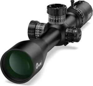 CVLIFE EagleBlaze 7-35x56 FFP Rifle Scope - ED Glass, Zero Stop, Illuminated Reticle, Side Parallax Adjustment - First Focal Plane - Long Range Rifle Scope for Hunting - 34mm Tube