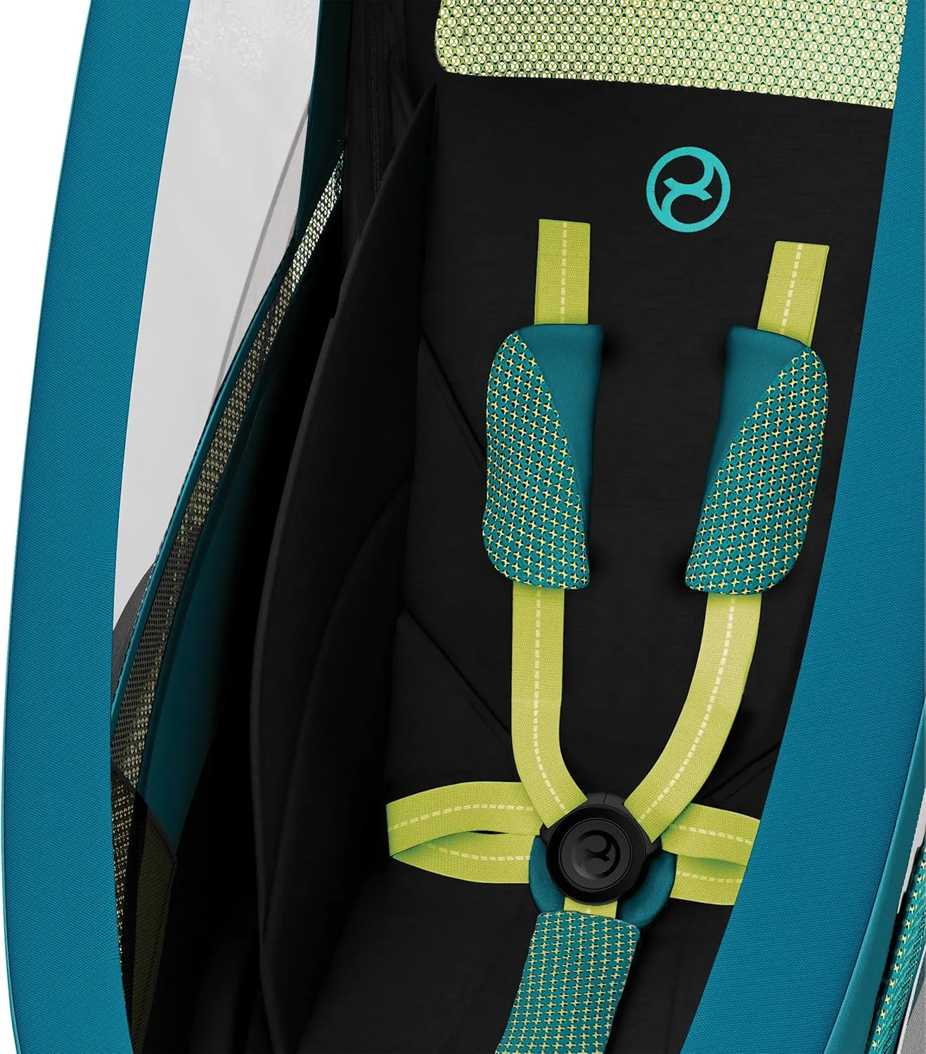 CYBEX ZENO 4-in-1 Multisport Trailer, Compact Fold, Smooth Ride Suspension and Air Filled Tires, Baby Trailer for 6 Months 