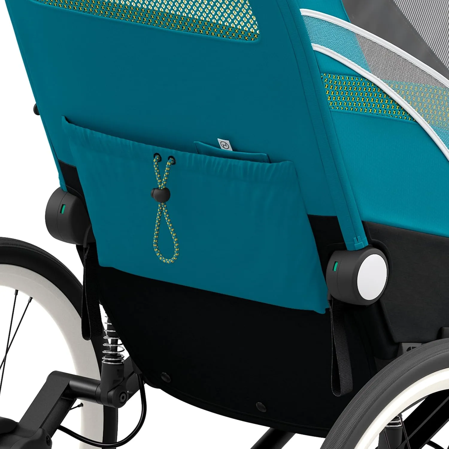 CYBEX ZENO 4-in-1 Multisport Trailer, Compact Fold, Smooth Ride Suspension and Air Filled Tires, Baby Trailer for 6 Months 