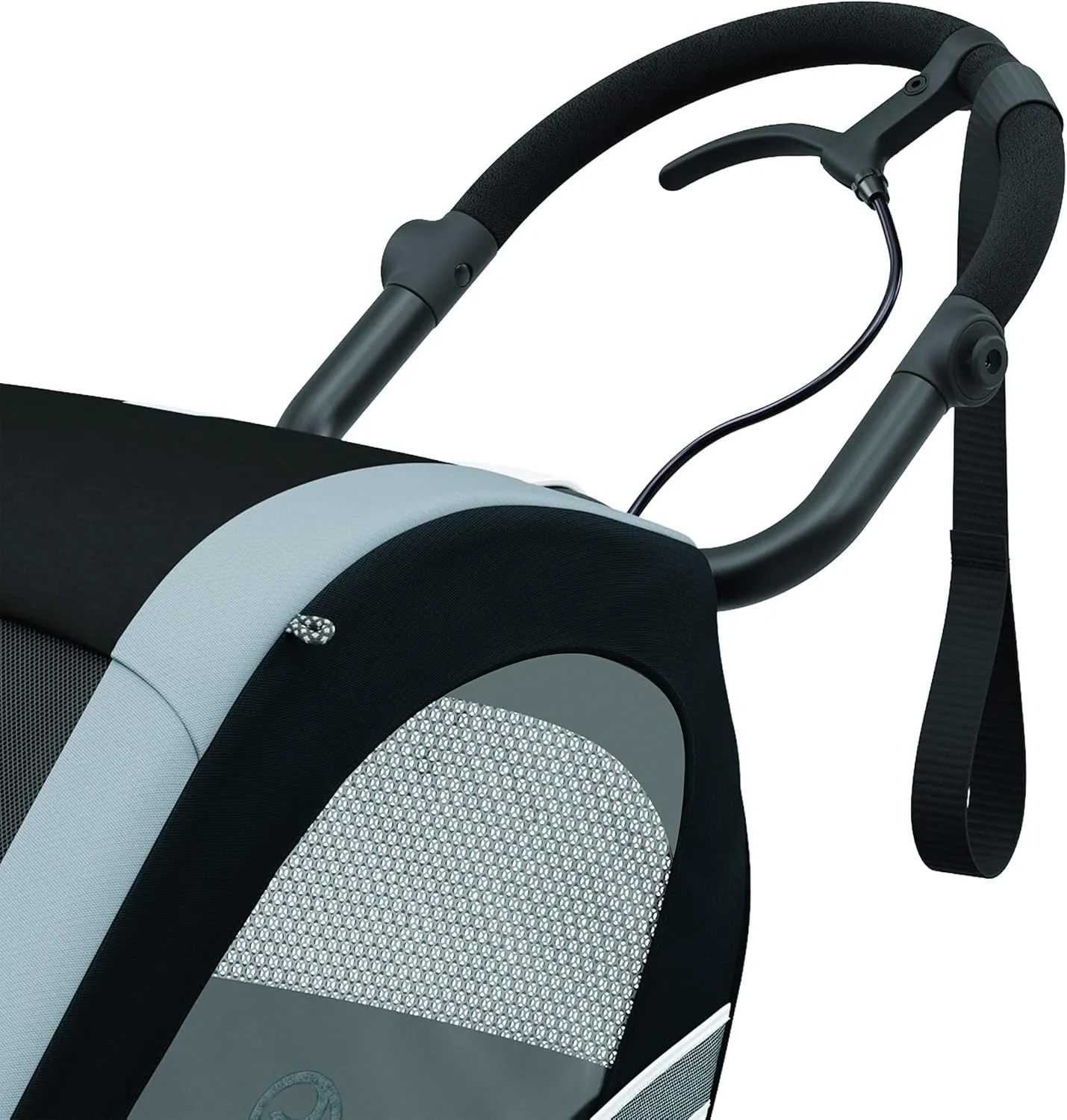 CYBEX ZENO 4-in-1 Multisport Trailer, Compact Fold, Smooth Ride Suspension and Air Filled Tires, Baby Trailer for 6 Months 