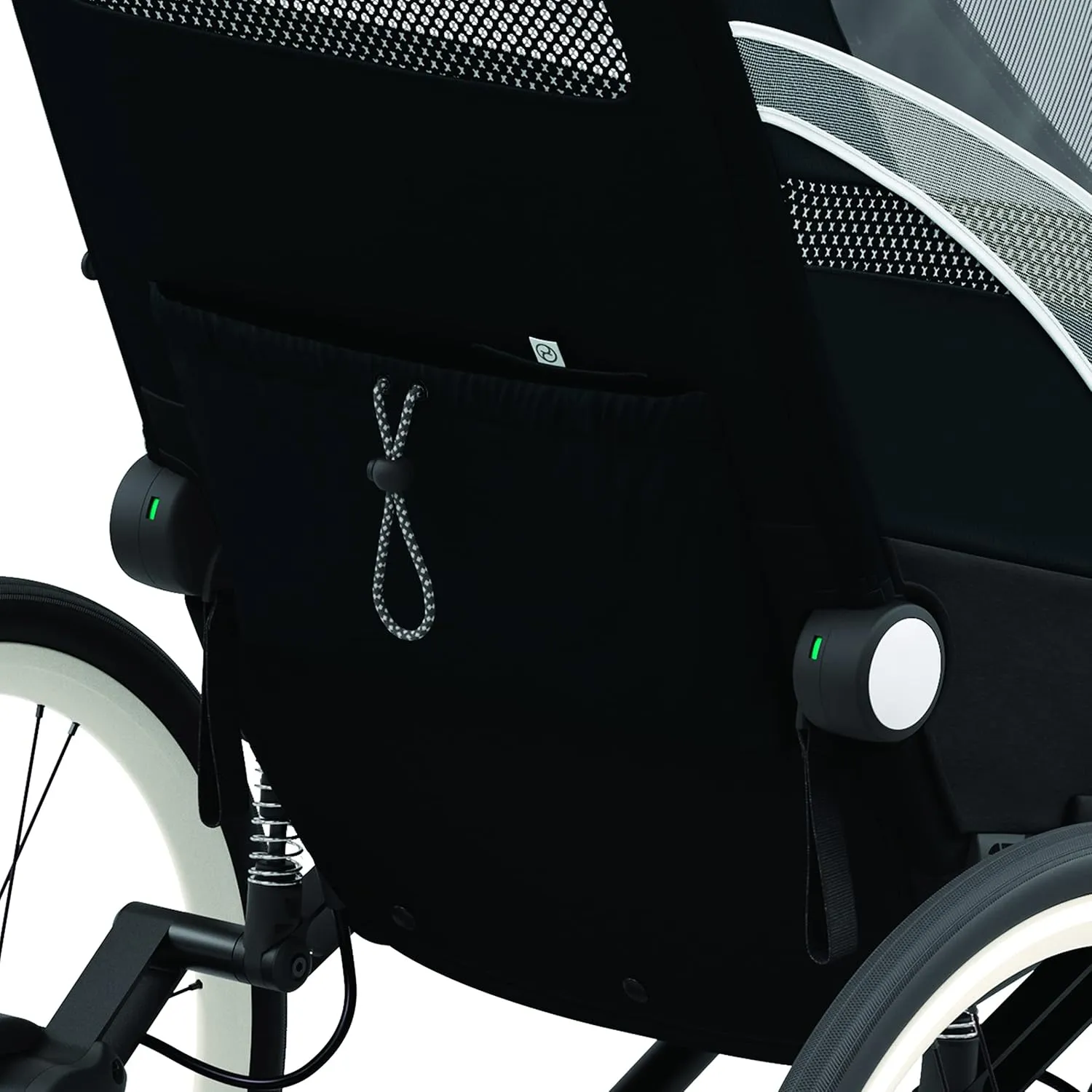 CYBEX ZENO 4-in-1 Multisport Trailer, Compact Fold, Smooth Ride Suspension and Air Filled Tires, Baby Trailer for 6 Months 