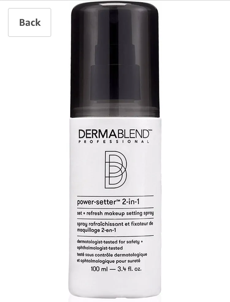Dermablend Makeup Setting Spray Set   Refresh for Long Lasting Makeup Wear