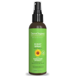 DermOrganic Color Care with Sunflower Anti-Fade Extract - Sulfate-Free 8-WAY THERMAL SPRAY – 8 Fl Oz